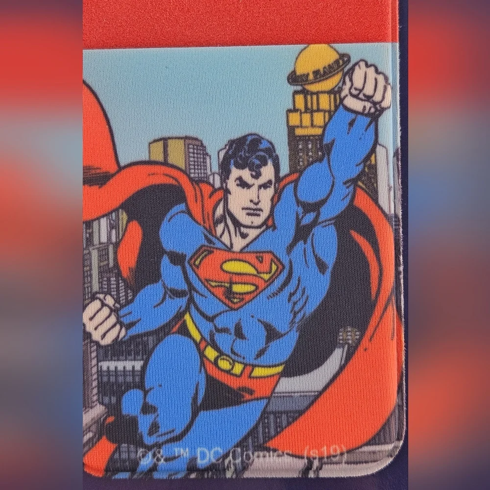 DC Comics Flying SUPERMAN Phone Card Pocket Wallet Holder BUNDLE 2 GET 1 FREE